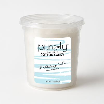 Dye-Free Cotton Candy Birthday Cake 2 oz Tub