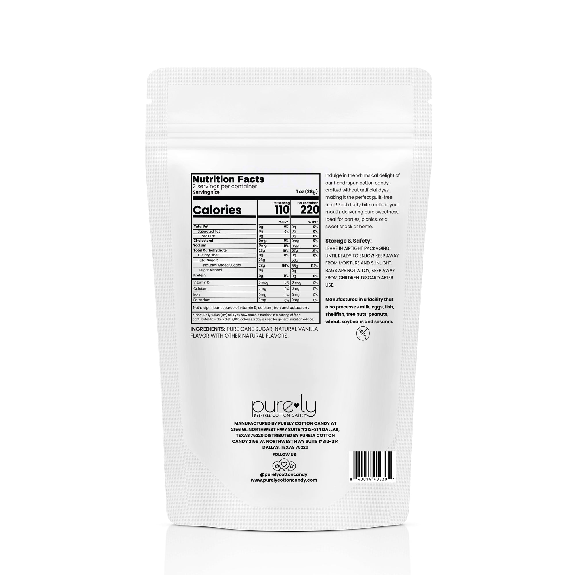 Dye-Free Cotton Candy Vanilla