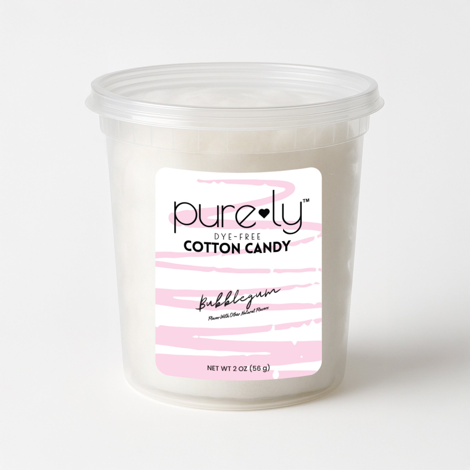 Dye-Free Cotton Candy Bubblegum 2 oz Tub