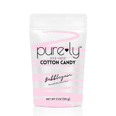 Dye-Free Cotton Candy Bubblegum